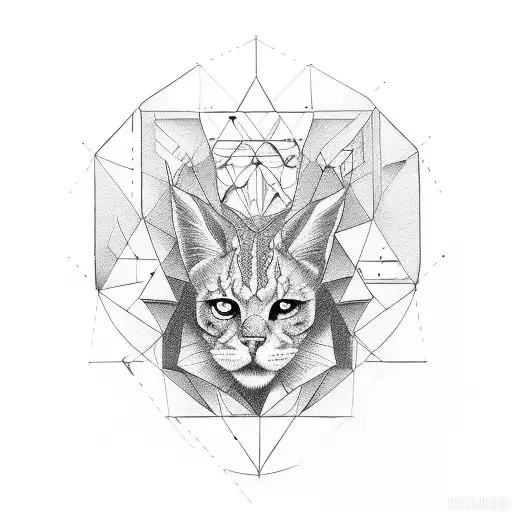 Fine elegant straight  lines easy work tattoo design idea