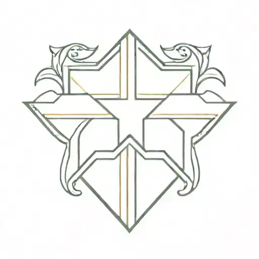patriotic lithuanian symbol tattoo design idea