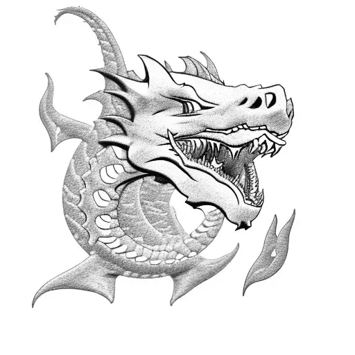 Dragon, Roses, Lion, Shark, Dolphins, airplanes, Buffalo bills tattoo design idea