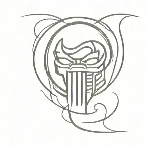 mortal kombat tattoo design idea