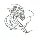 mortal kombat dragon tattoo design idea