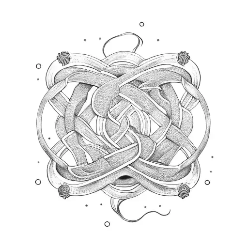 Capoeira moves intertwined with biological elements tattoo design idea