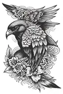 swallow child native american spirit name  tattoo design idea