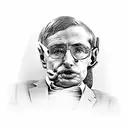 Stephen Hawking tattoo design idea