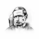 Stephen Hawking tattoo design idea