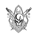 ak 47 tattoo design idea