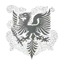 albanian flag tattoo design idea