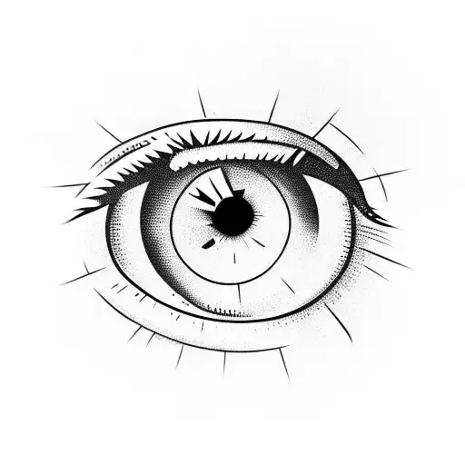 Eye tattoo design idea