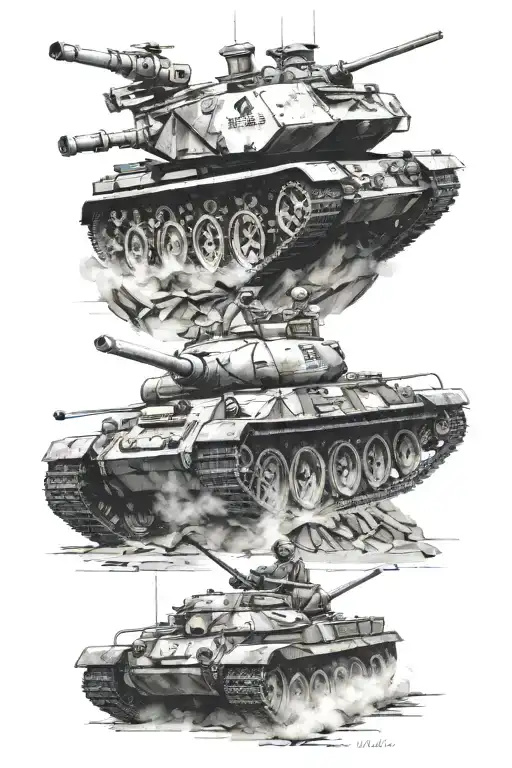 tank with memorial date or equal for my grandpa tattoo design idea