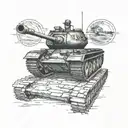 tank with memorial date or equal for my grandpa tattoo design idea