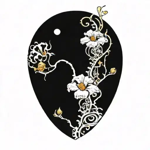 January February September October December birth flower bouquet  tattoo design idea