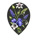 January February September October December birth flower bouquet  tattoo design idea