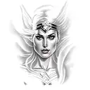 wonder woman tattoo design idea
