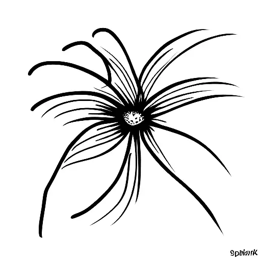 spider lily tattoo design idea