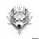 lobo tattoo design idea