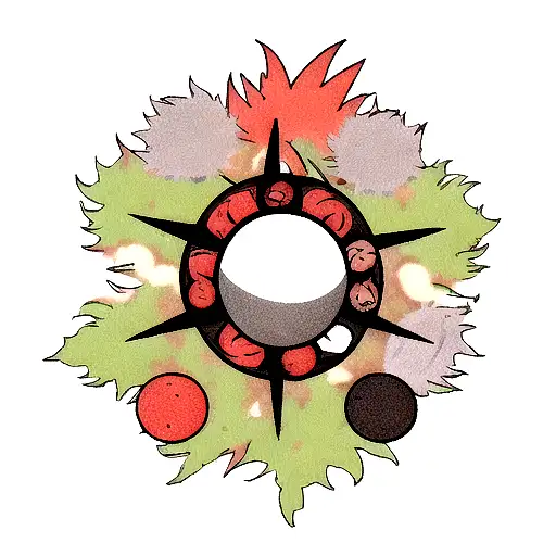 dragonball, black clover, jujutsu kaisen, naruto,  tattoo design idea