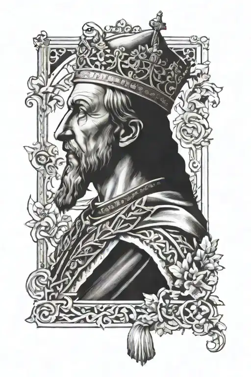 Baudouin IV of Jerusalem tattoo design idea