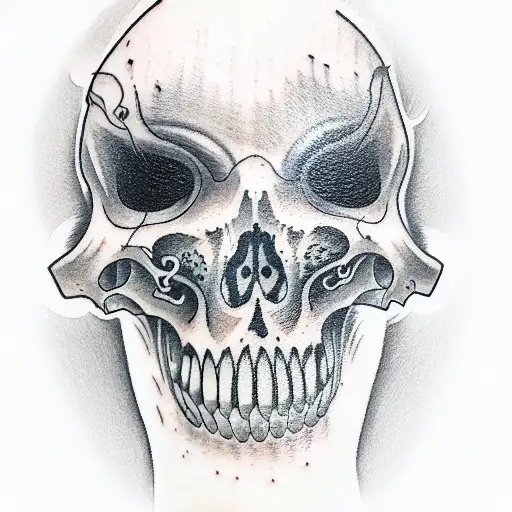 death tattoo design idea
