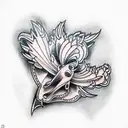 death tattoo design idea