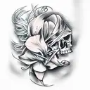 death tattoo design idea