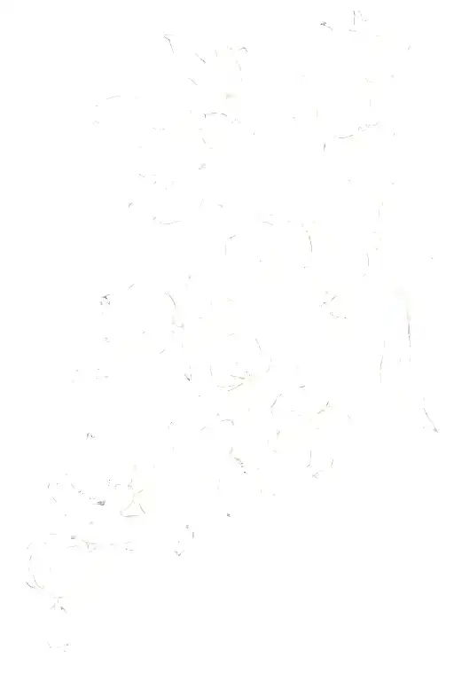 one branch of a blossoming apricot, of which there are many small ones. apricot fruit tattoo design idea