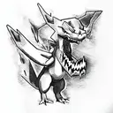 charizard tattoo design idea