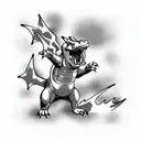 charizard tattoo design idea