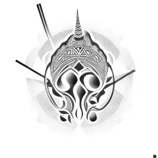 afrocentric tattoo design idea