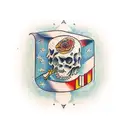 arco e flecha tattoo design idea