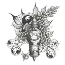 Maps from my scars, they keep telling me to go through thorns to the stars, slowly like a teardrop broken bottle with a semicolon tattoo design idea