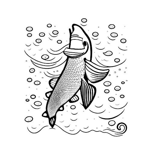 "Just keep swimming" words with semicolon beside it  tattoo design idea