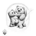 Care Bears tattoo design idea