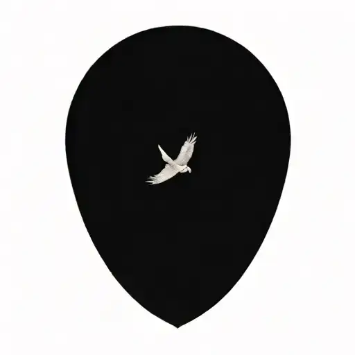 osprey diving with talons catching arctic grayling tattoo design idea