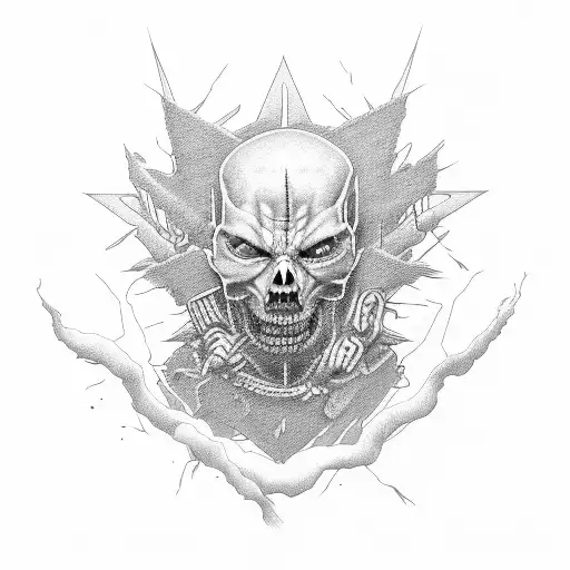 sleeve, hybrid theory cover art, the offspring, metallica, soundgarden tattoo design idea