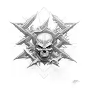 sleeve, hybrid theory cover art, the offspring, metallica, soundgarden tattoo design idea