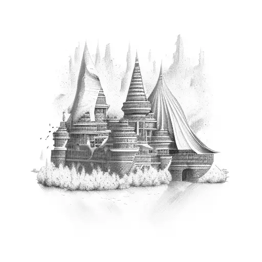 by the rivers of babylon, there we sat down, and we wept, when we remembered zion tattoo design idea