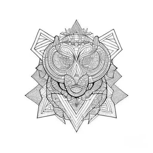 maya tattoo design idea