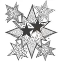 velaris three stars tattoo design idea