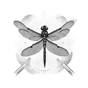 Dragonfly tattoo design idea