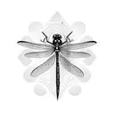 Dragonfly tattoo design idea