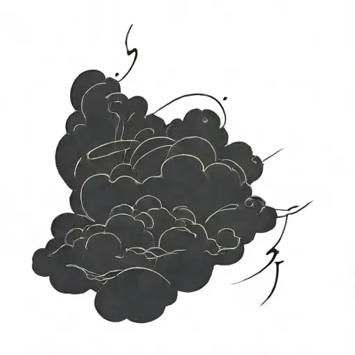 Dark Cloud tattoo design idea