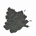 Dark Cloud tattoo design idea