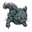 Dark Cloud tattoo design idea