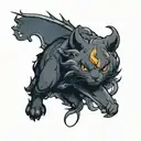 Dark Cloud tattoo design idea