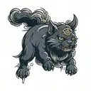 Dark Cloud tattoo design idea