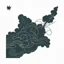 Dark Cloud tattoo design idea