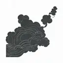 Dark Cloud tattoo design idea