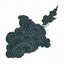 Dark Cloud tattoo design idea