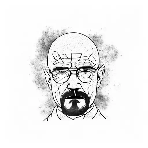 chemistry breaking bad walter white jesse pinkman tuco salamanca blue meth Fe Li Na chemistry mask tattoo design idea