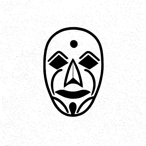 machete hokey mask tattoo design idea